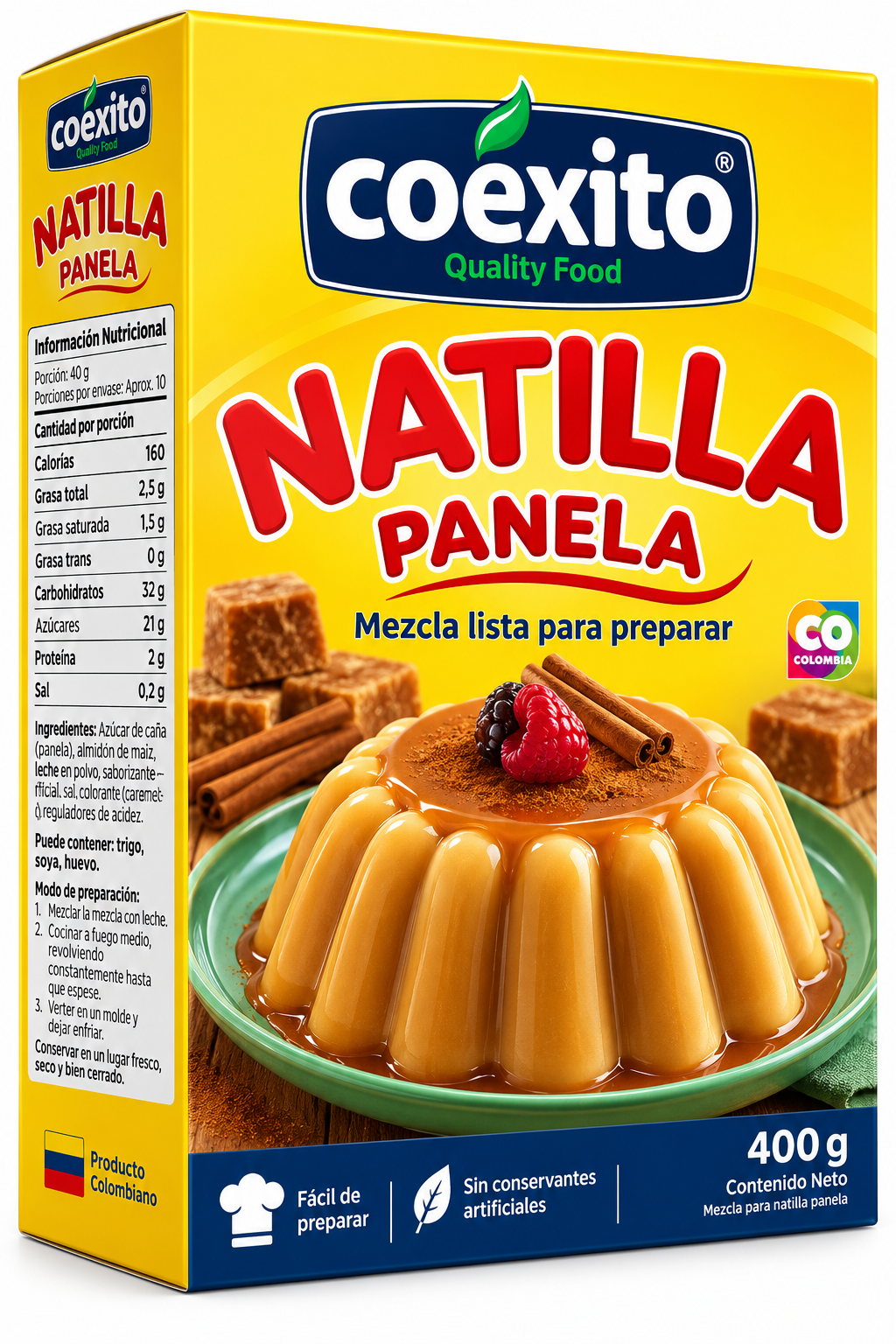 Natilla de panela