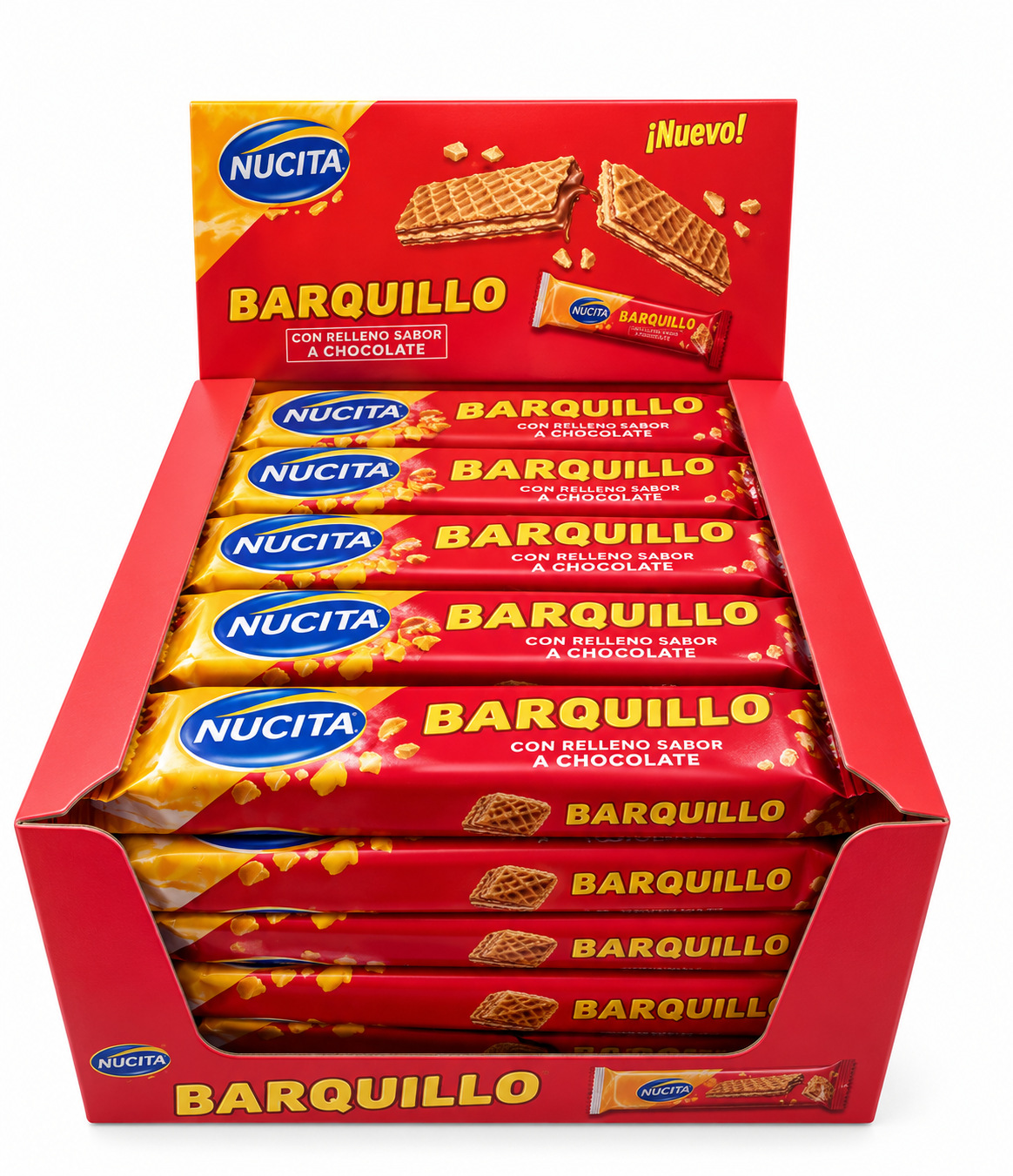 Turron barquillo display