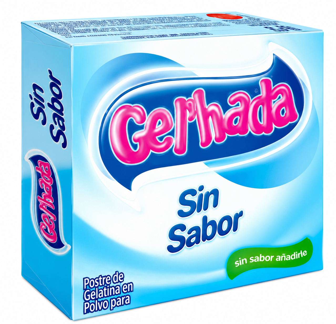 Gelatine sin sabor