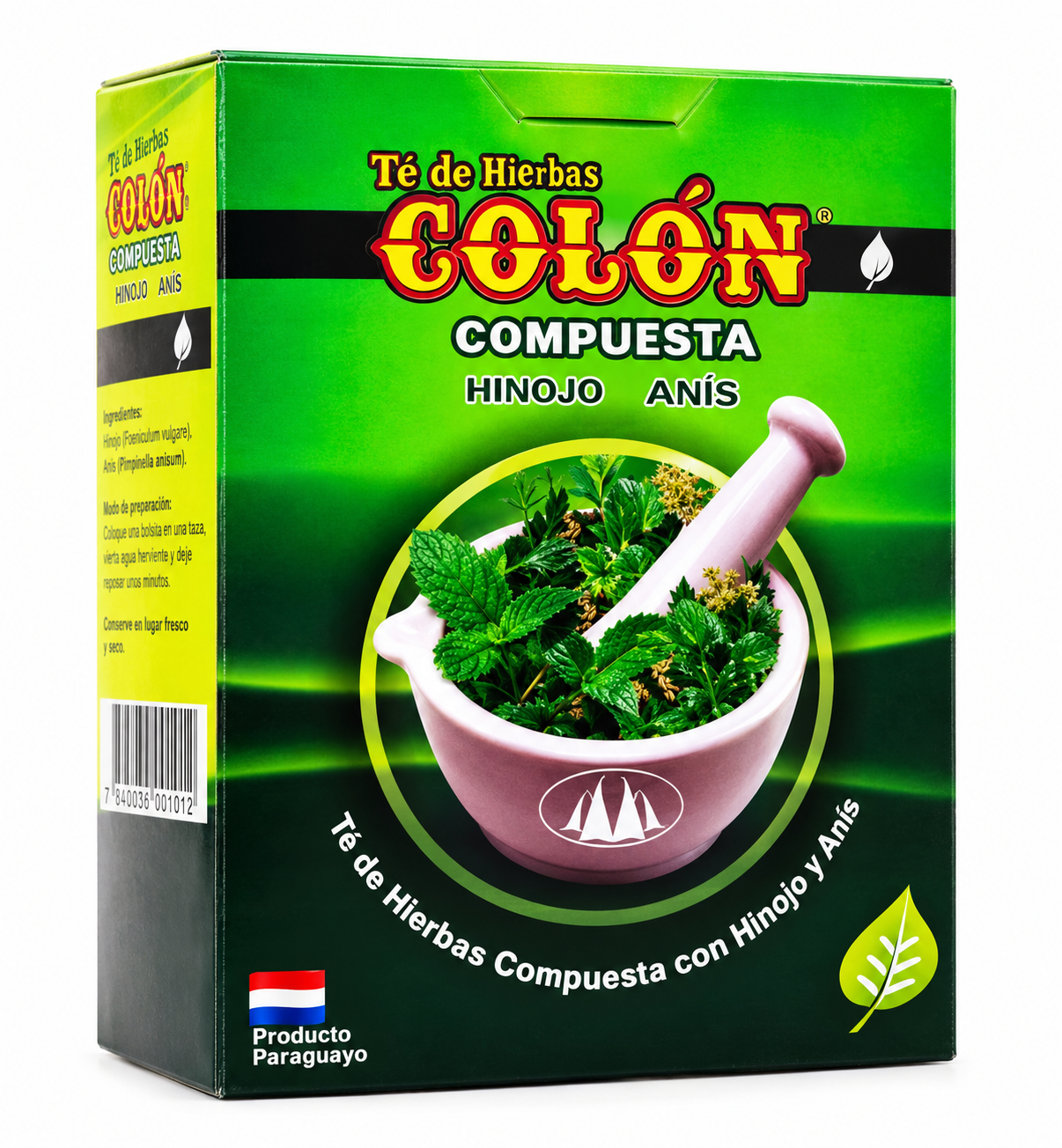 Yerba mate colon compuesta