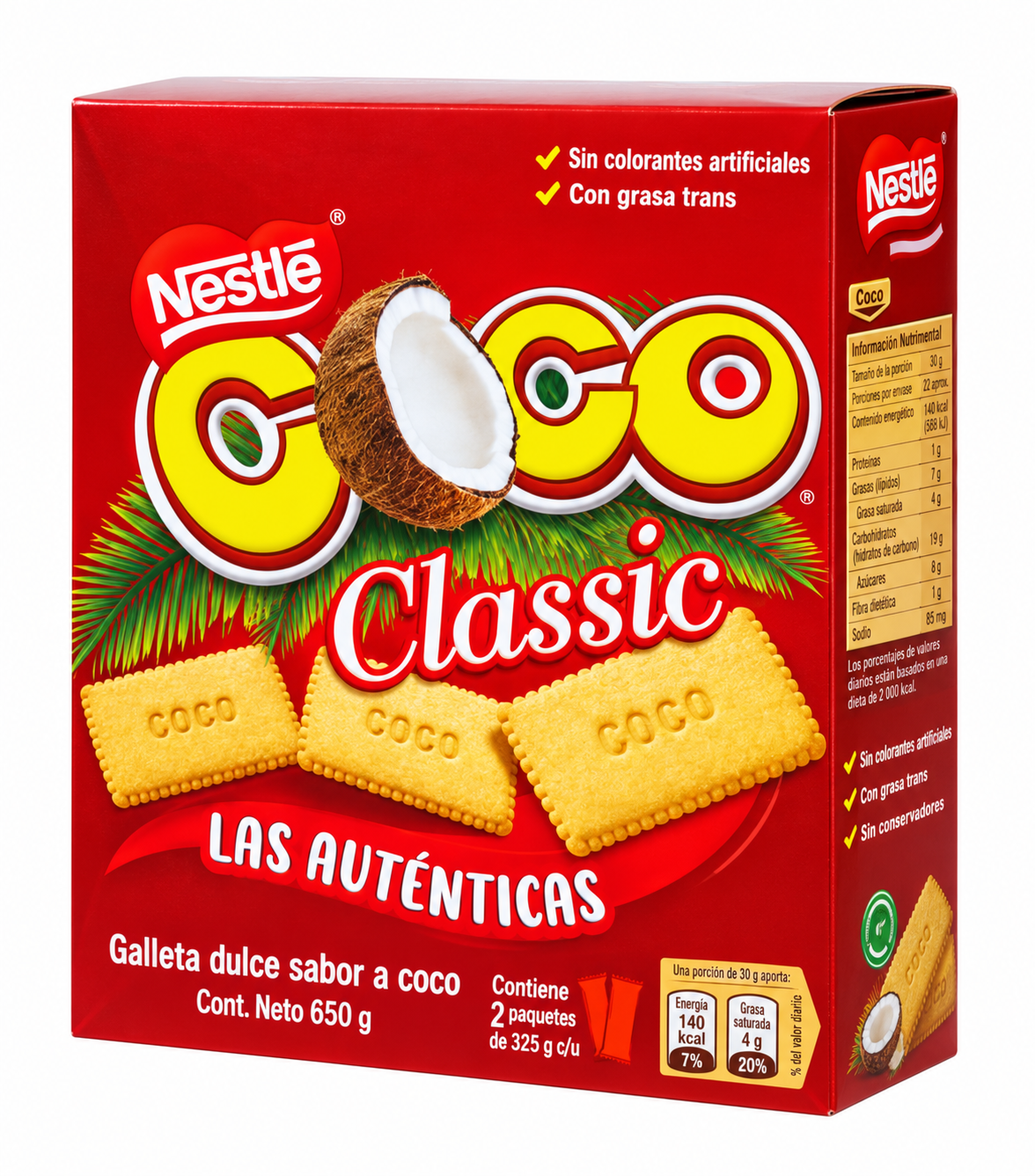 Galleta coco clasica
