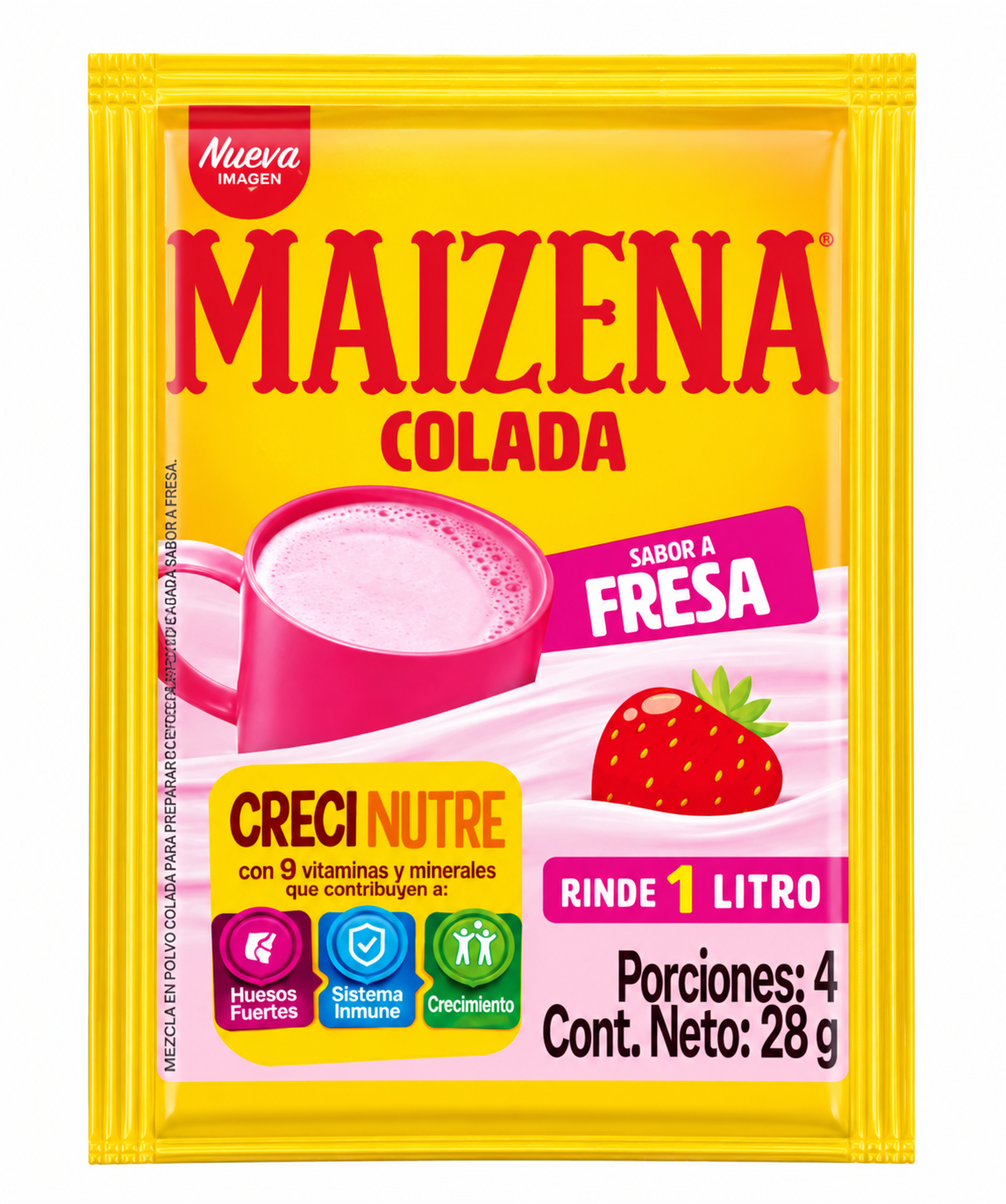 Colada fresa maizena