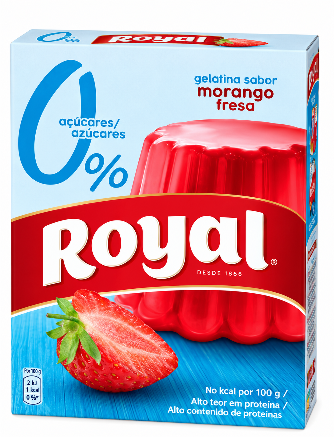 Gelatine fraise sans sucre