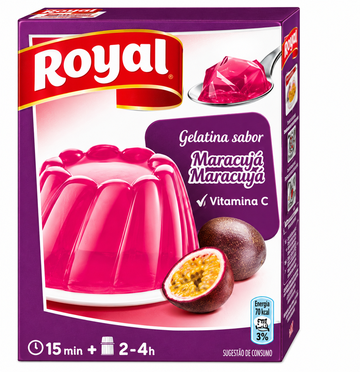Gelatina de maracuya