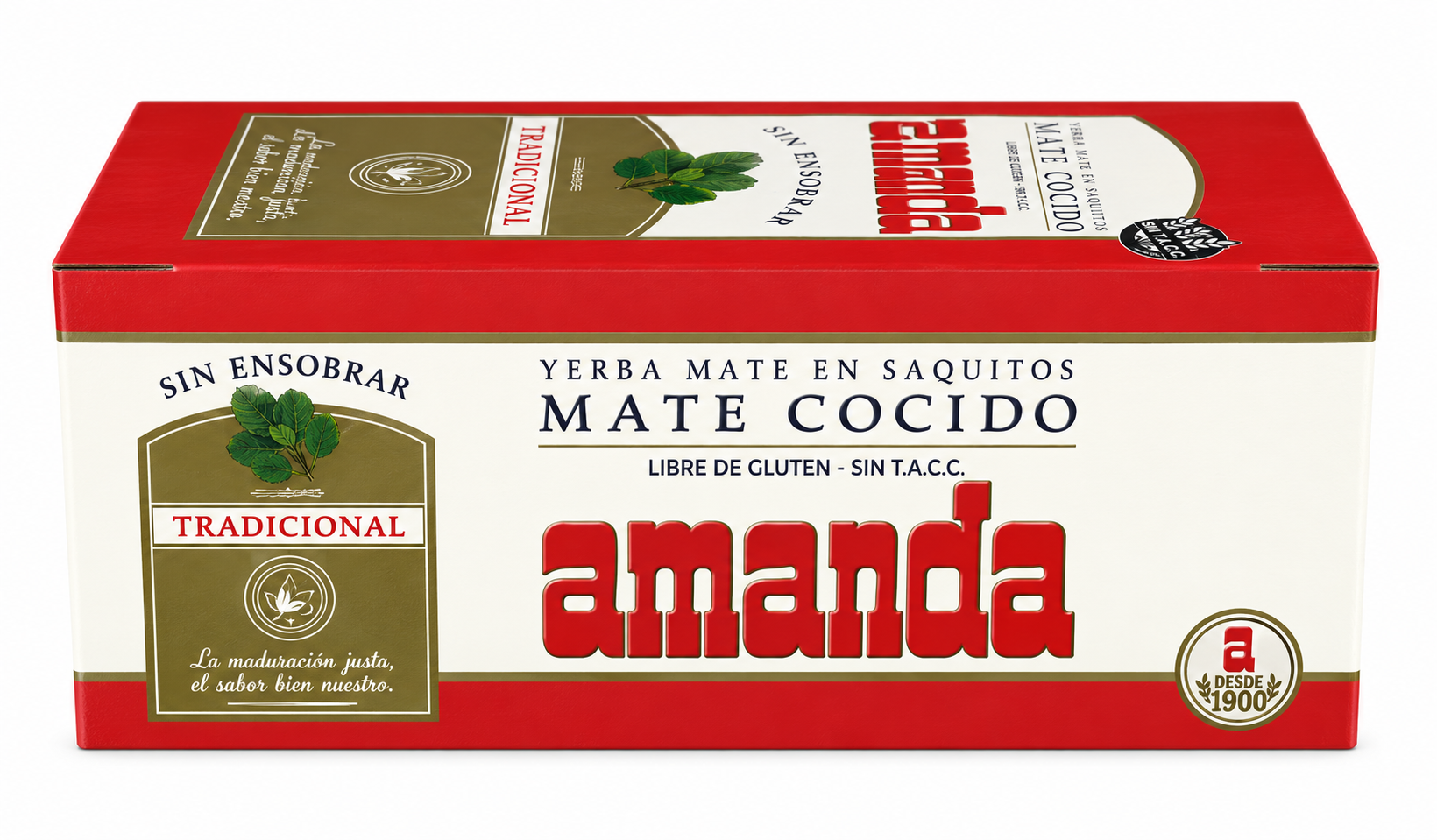 Mate Amanda Roja cocida