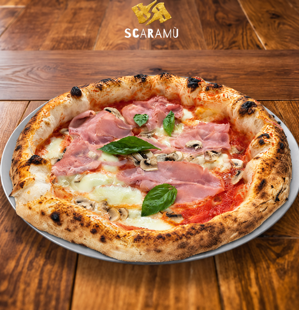 Pizza Prosciutto e Funghi