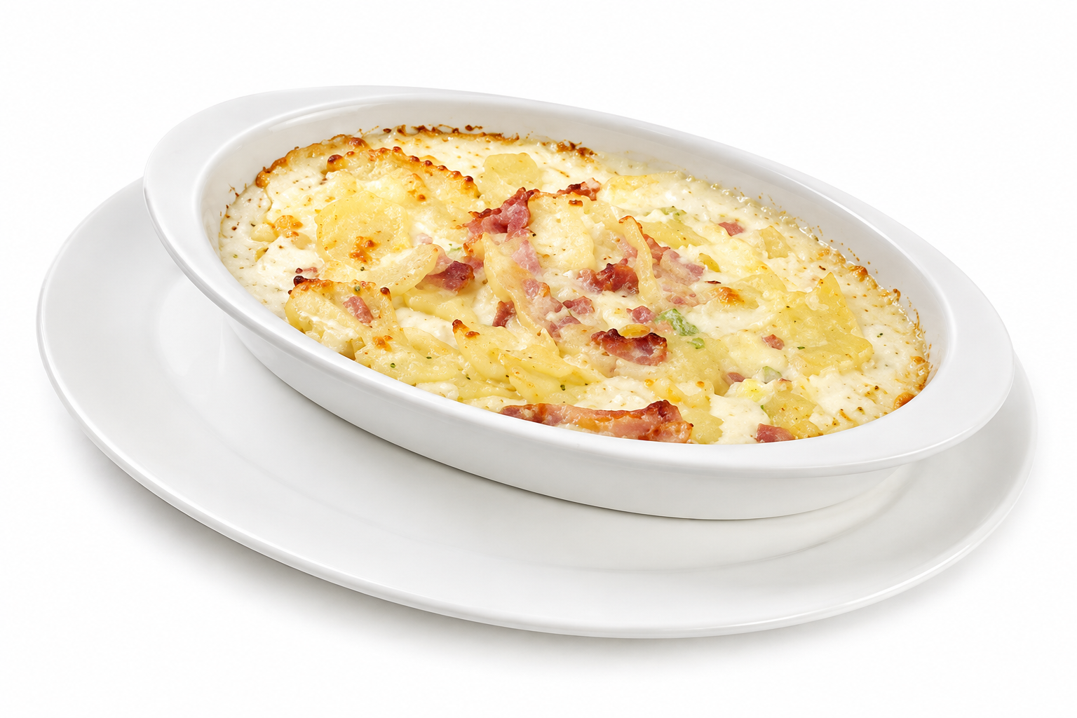 Gratin de ravioles montagnard.