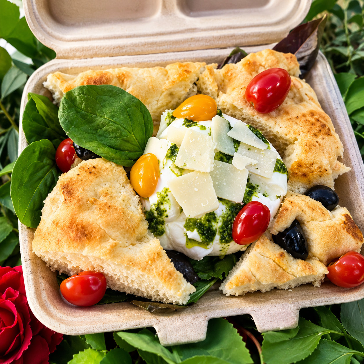 Focaccia buffala