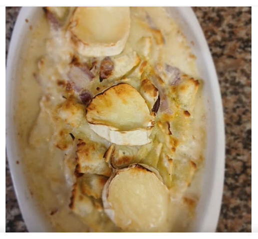 Gratin de ravioles au chèvres