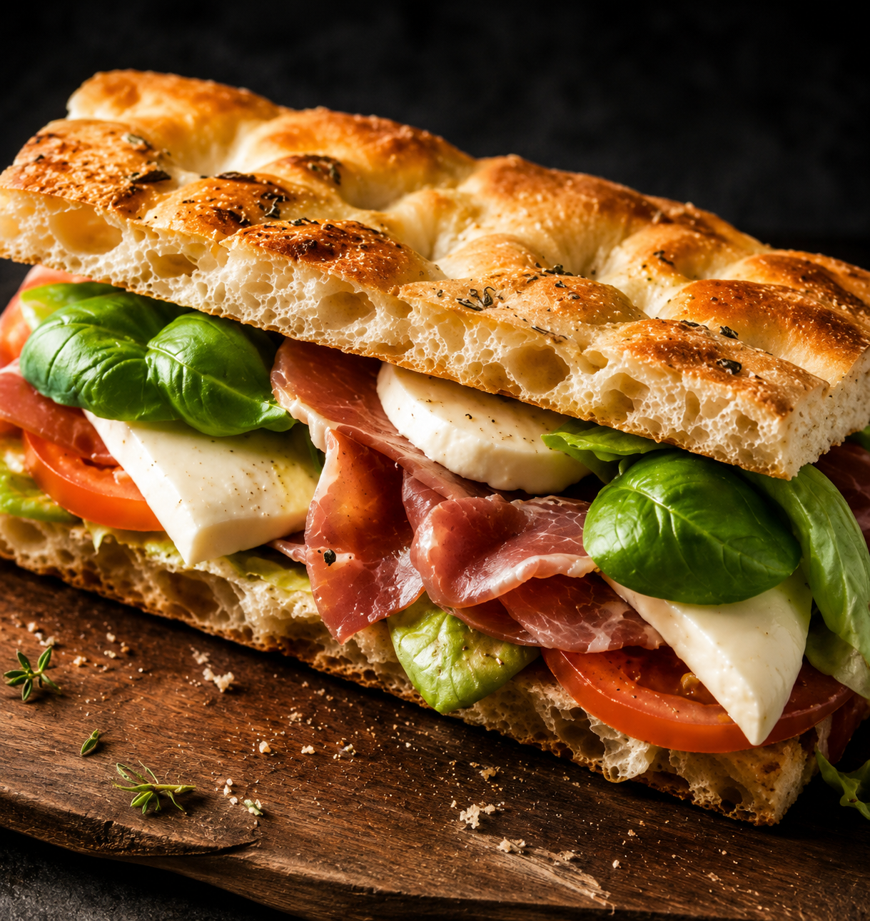 Focaccia à l'italienne