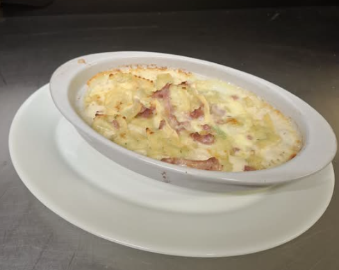 Gratin de ravioles montagnard.