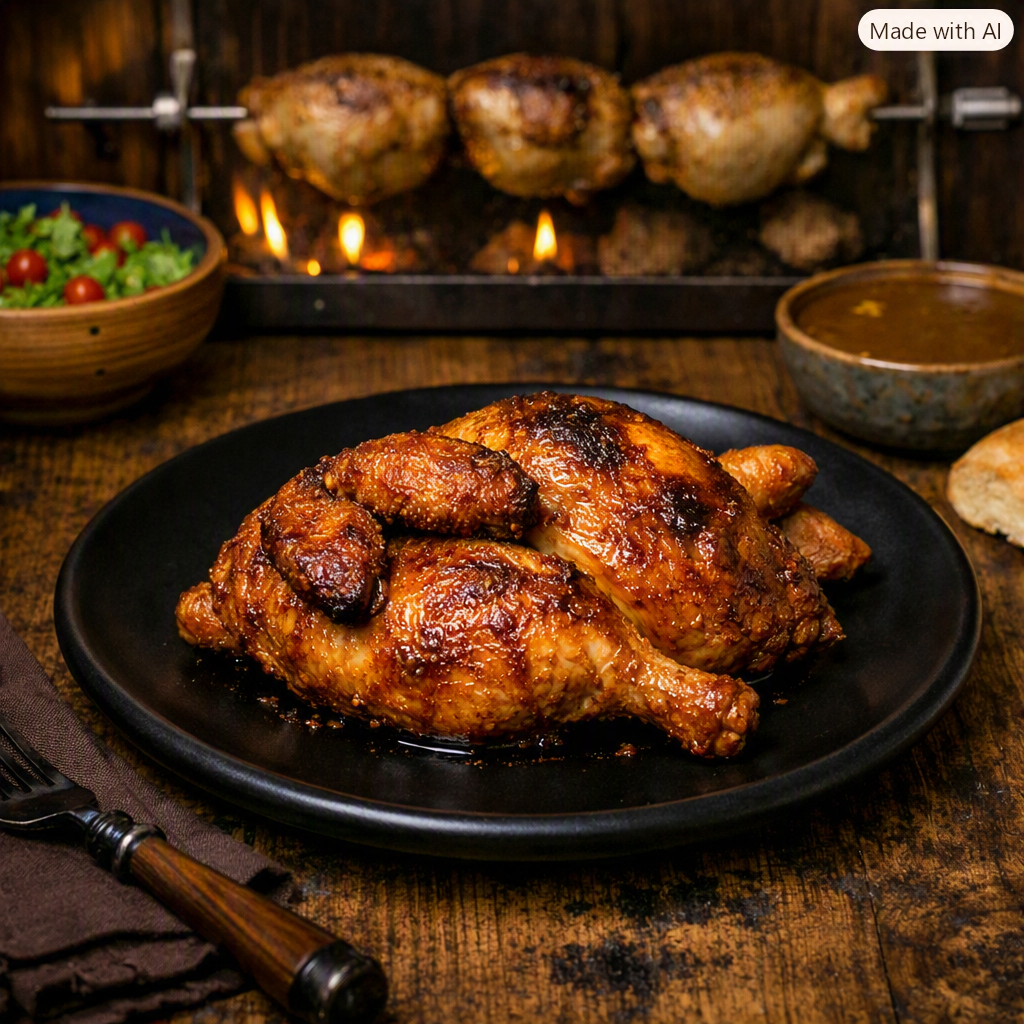 Demi poulet fermier M