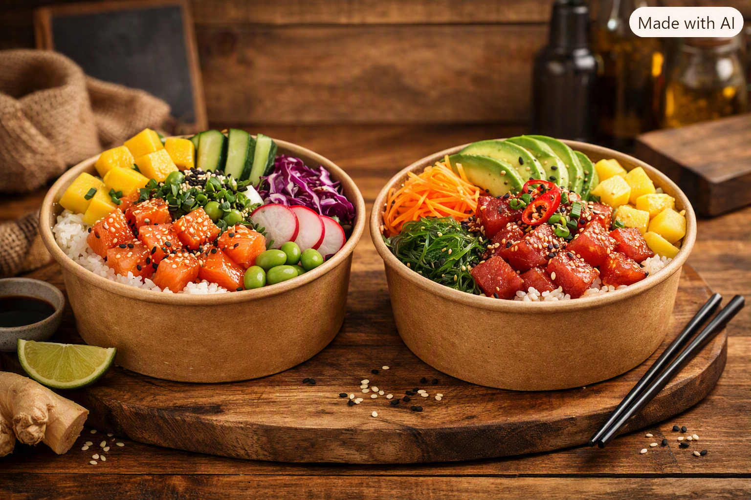 Poke bowl maison