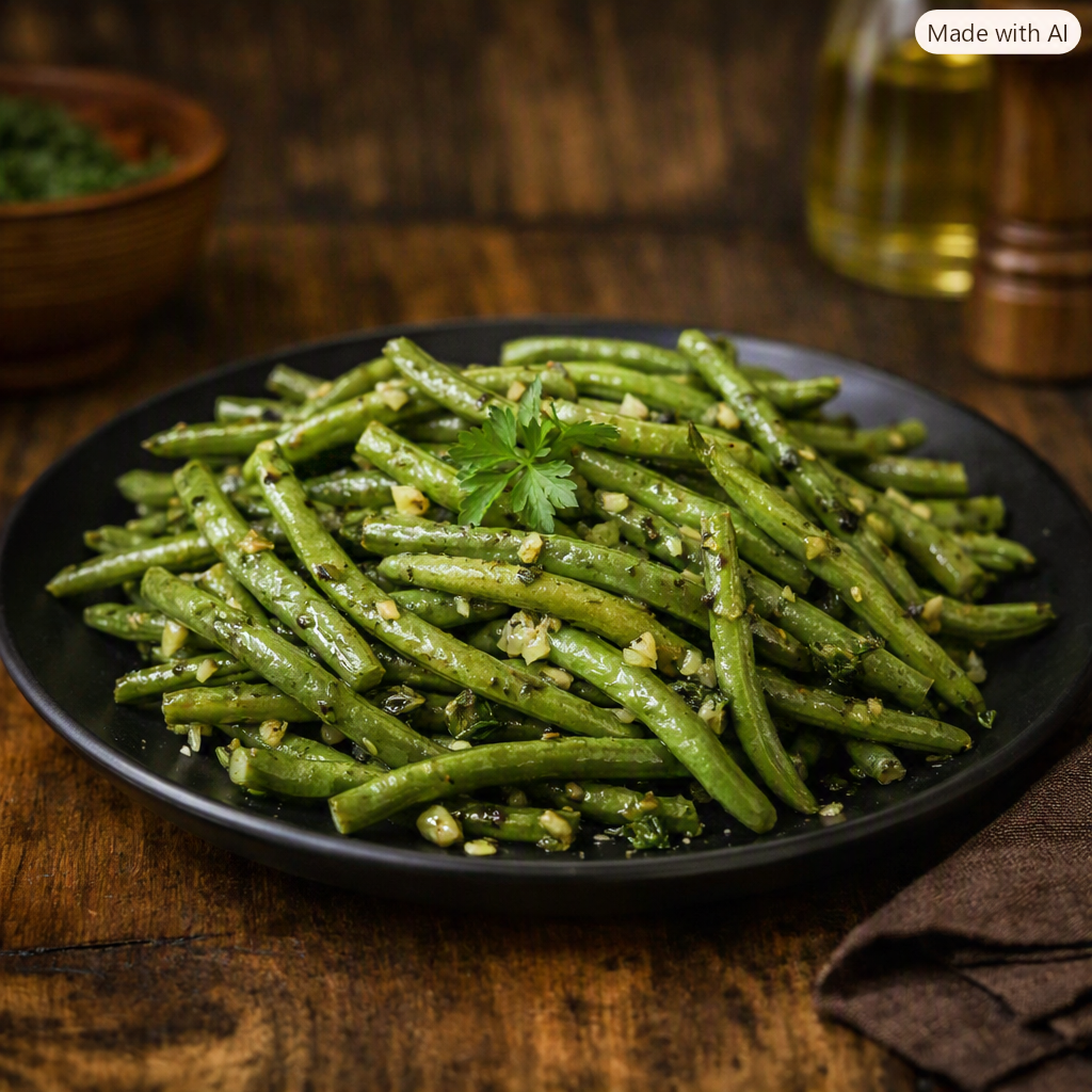 Haricot vert une part