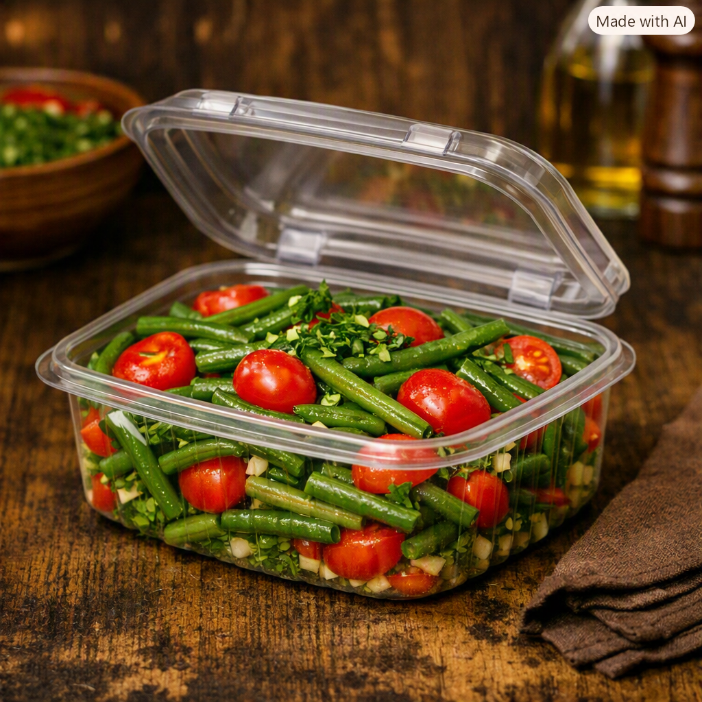 Salade haricot vert, tomate