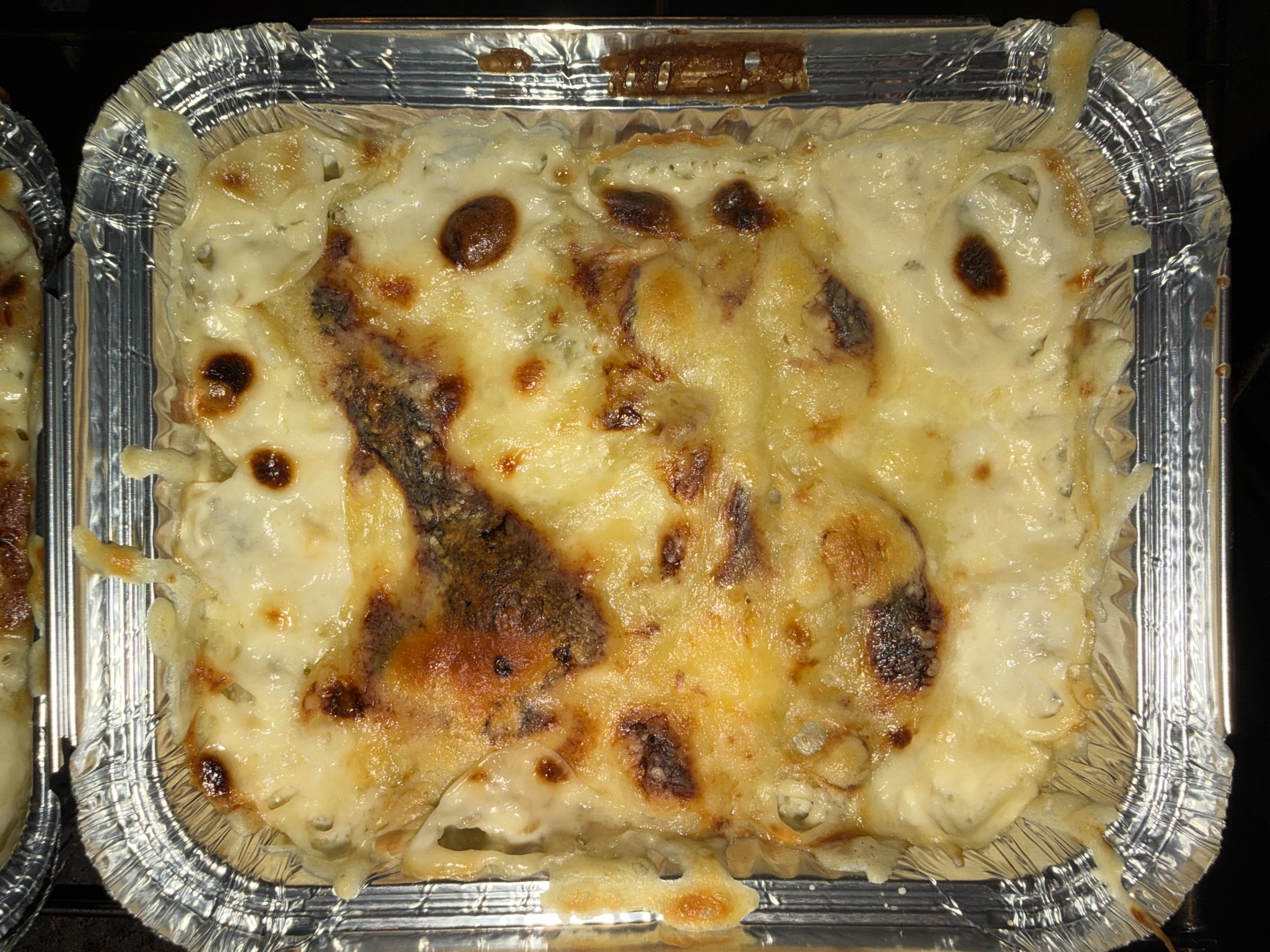 Raviole gratiné st marcellin une barquette