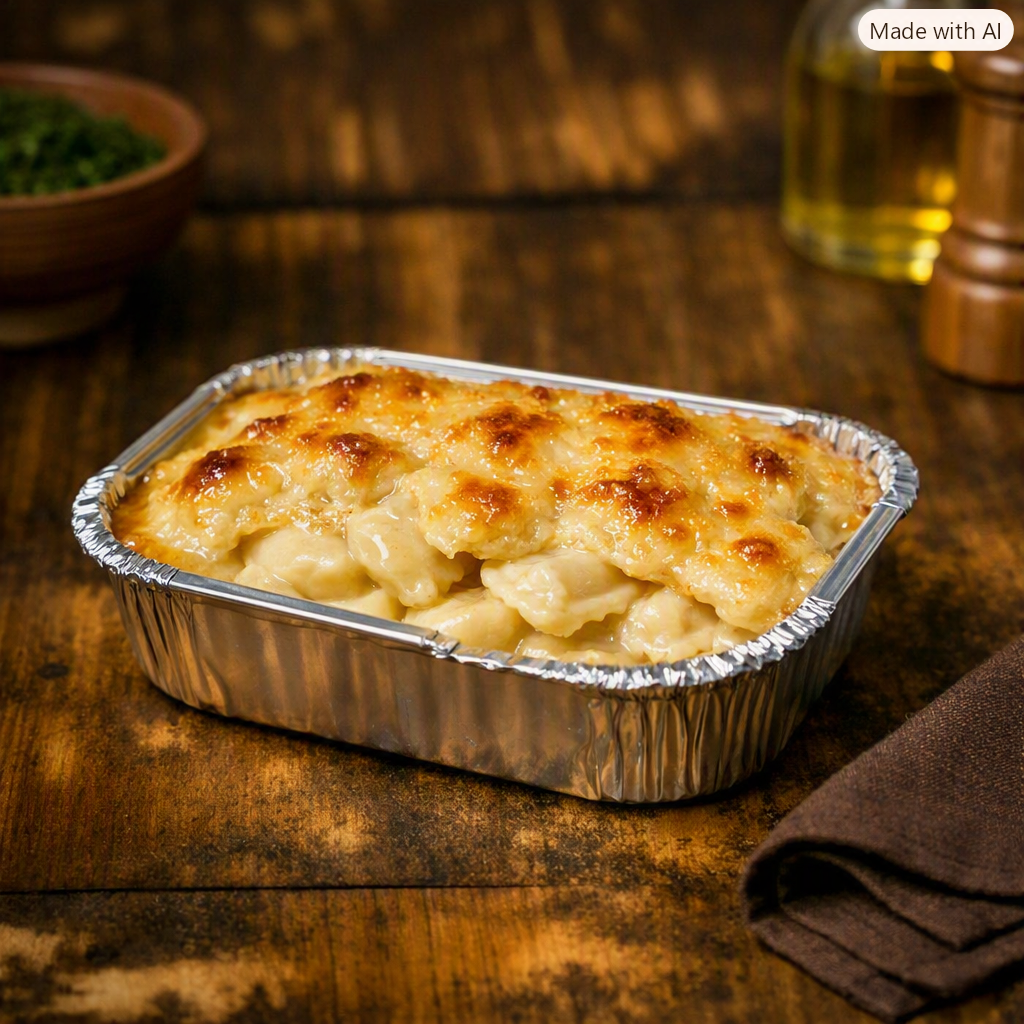 Raviole gratinée au st felicien