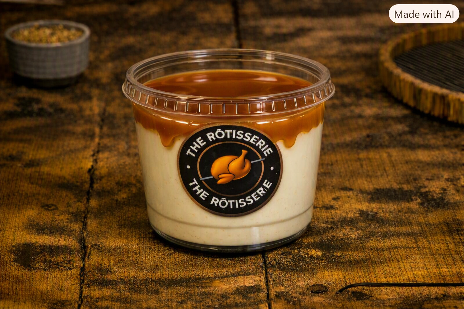 Panna cotta caramel beurre salé maison