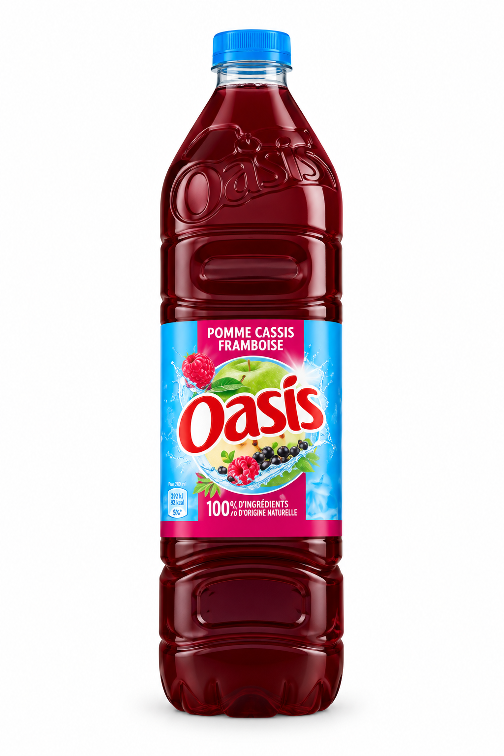 Oasis framboise pommes cassis 2L