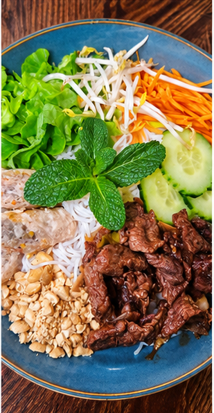 Bo Bun Bœuf + Nem Poulet