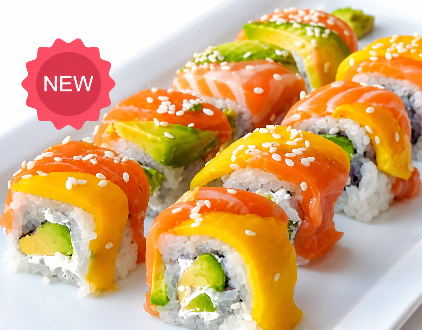 Rainbow roll (x8)