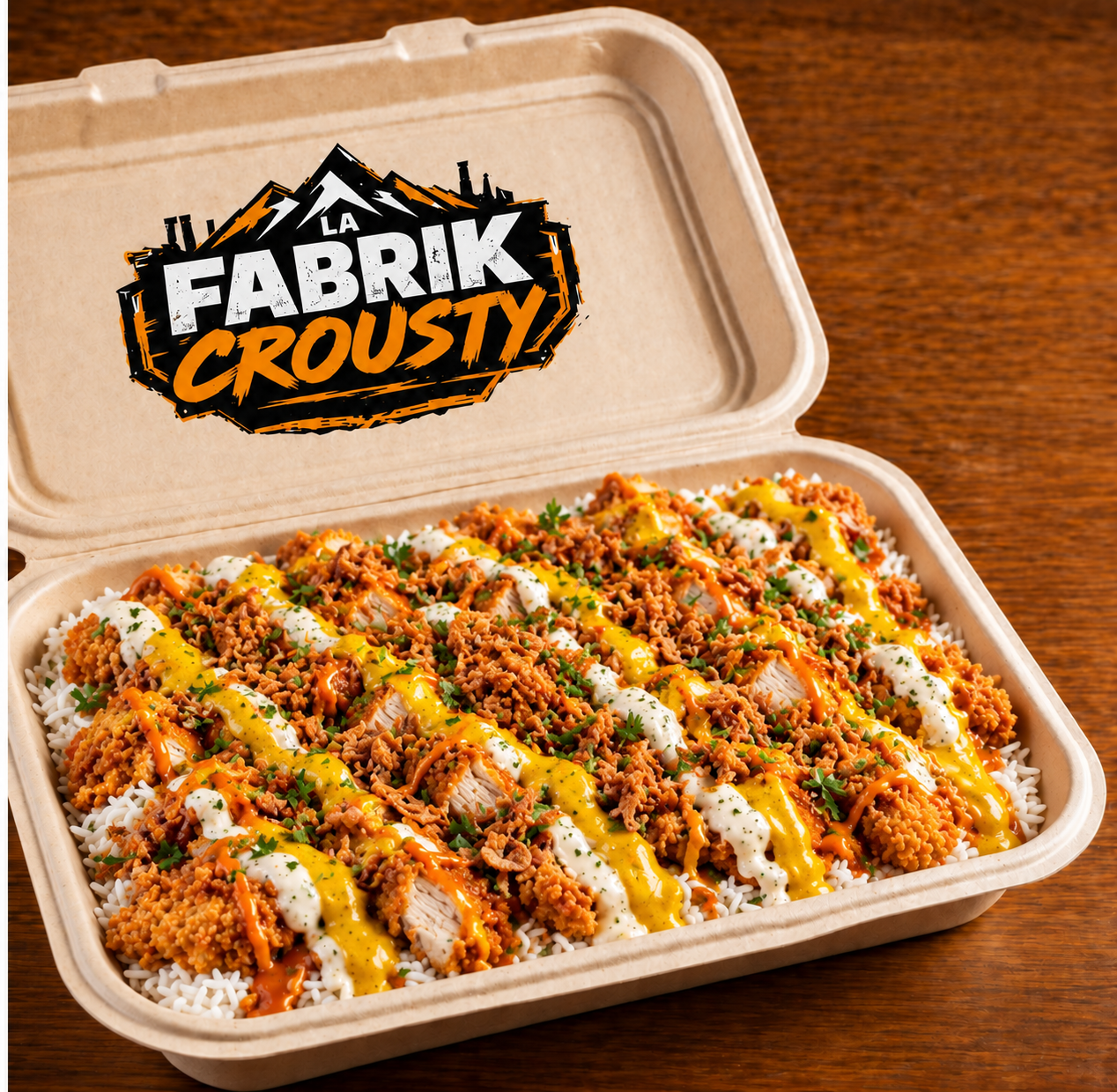 Crousty Mixte Blanche & Curry