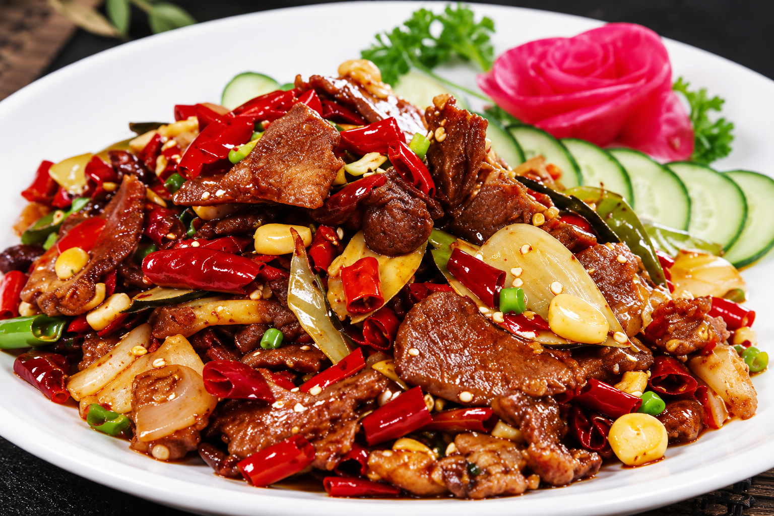 Bœuf séché aux piments