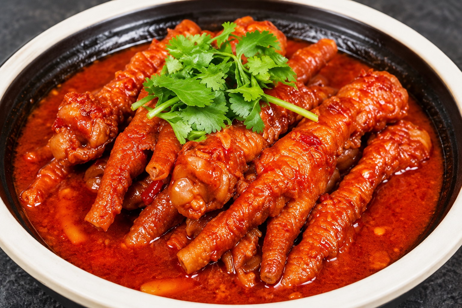 Pattes de poulet à la sauce soja