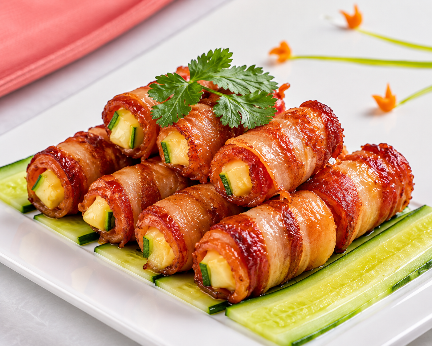Rouleaux de bacon