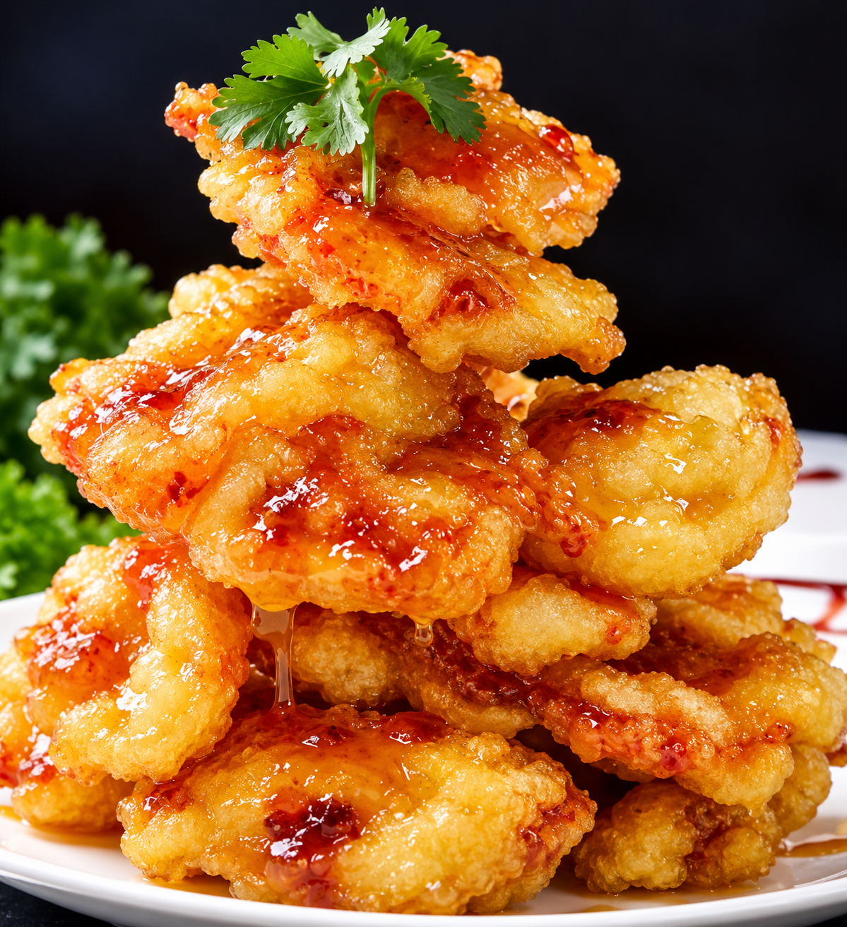 Porc croustillant sauce aigre-doux