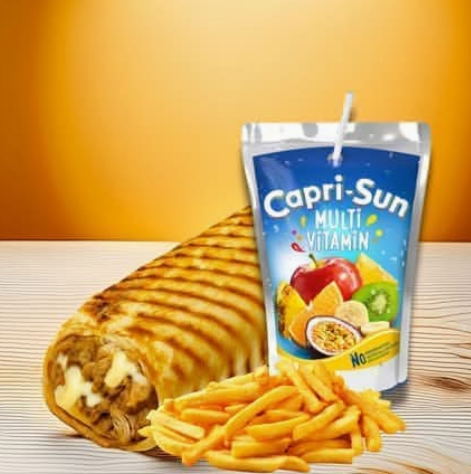 Mini Maxi + Frites + Caprisun 🌯🍟