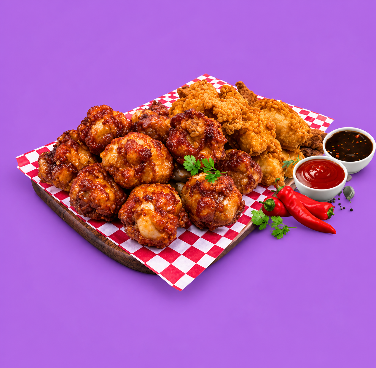 Mix Hot Tenders & Hot Wings