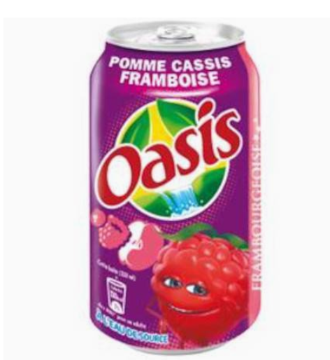 Oasis Pommes Cassis Framboise