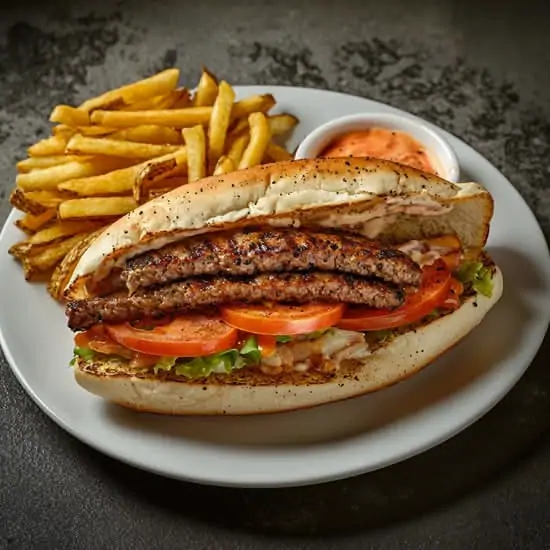 Sandwich steak