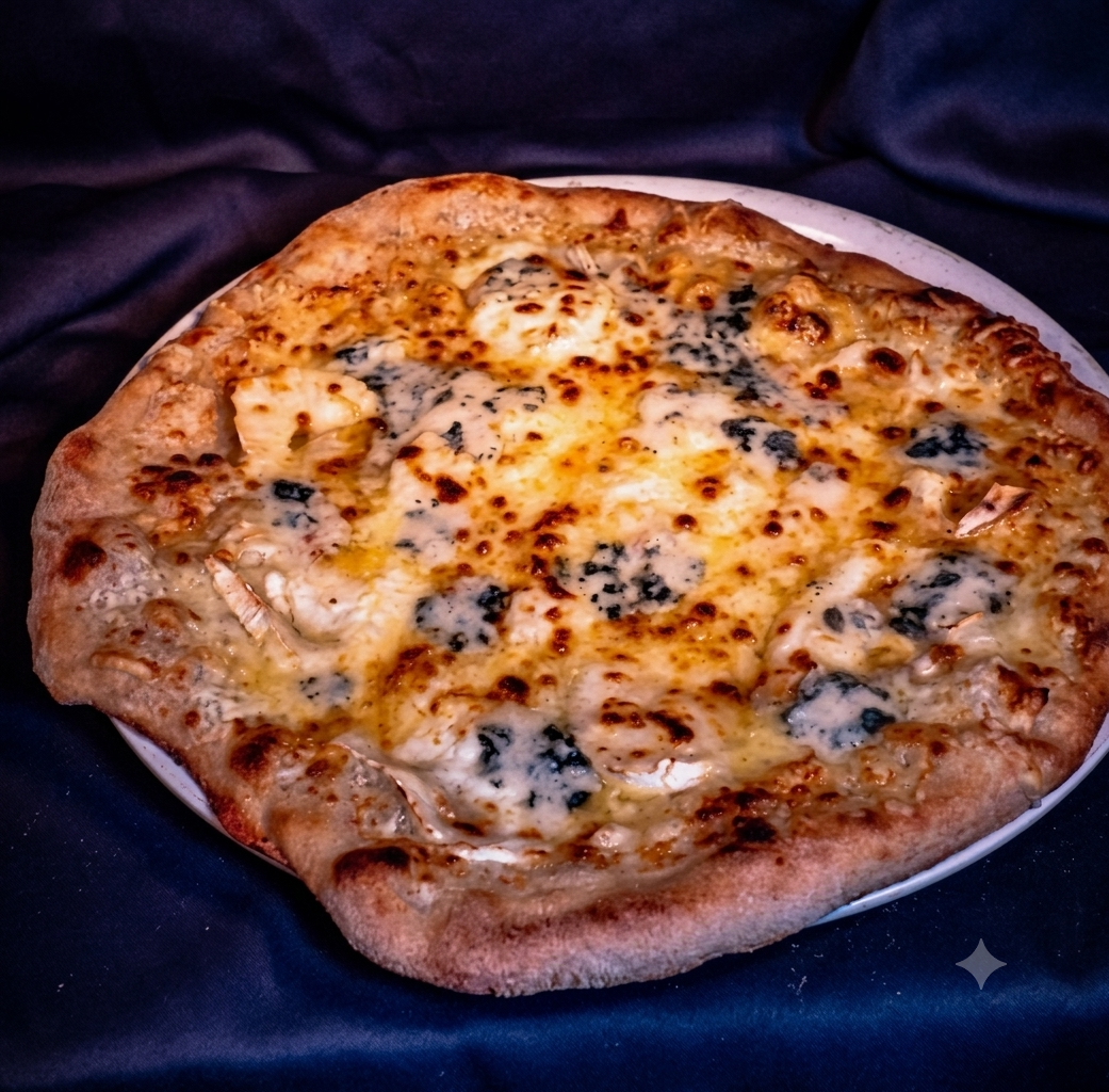 Pizza aux 4 fromages