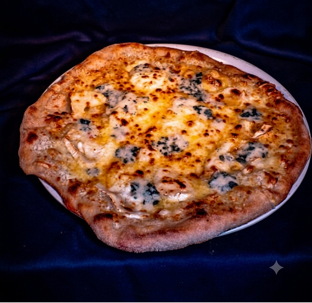 Pizza bleu blanc rouge