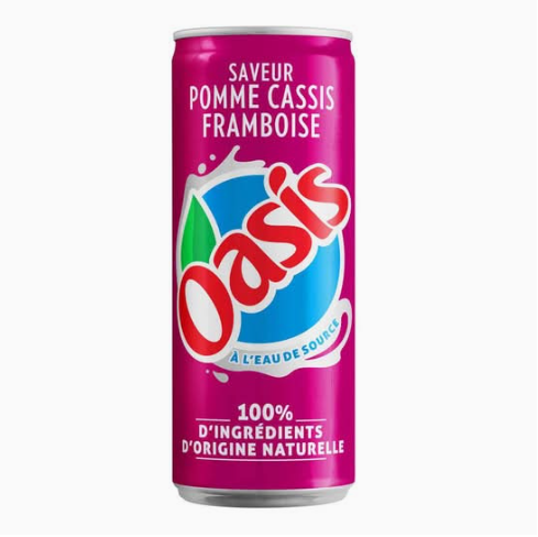 Oasis pomme cassis framboise