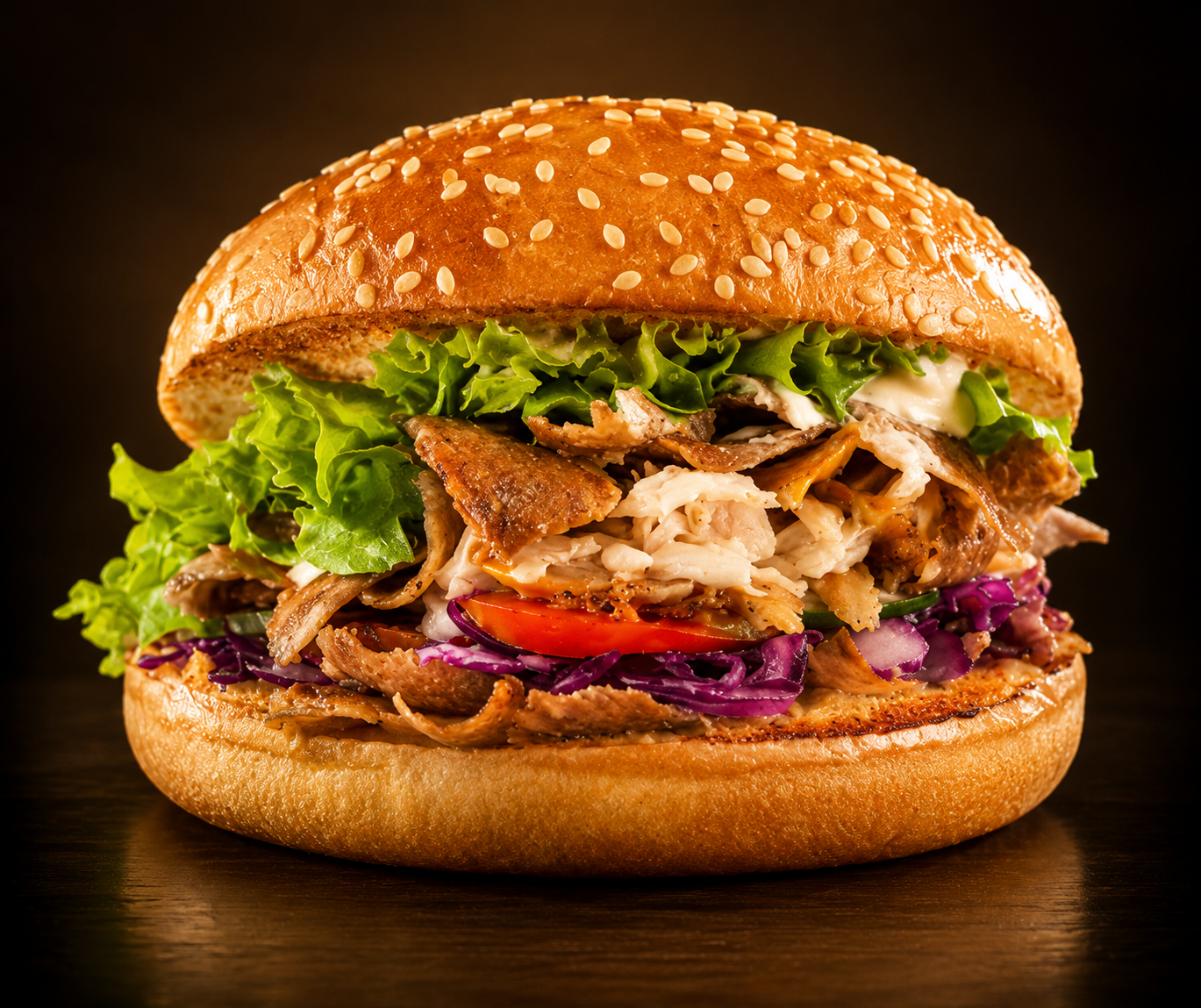 Burger Chicken Kebab