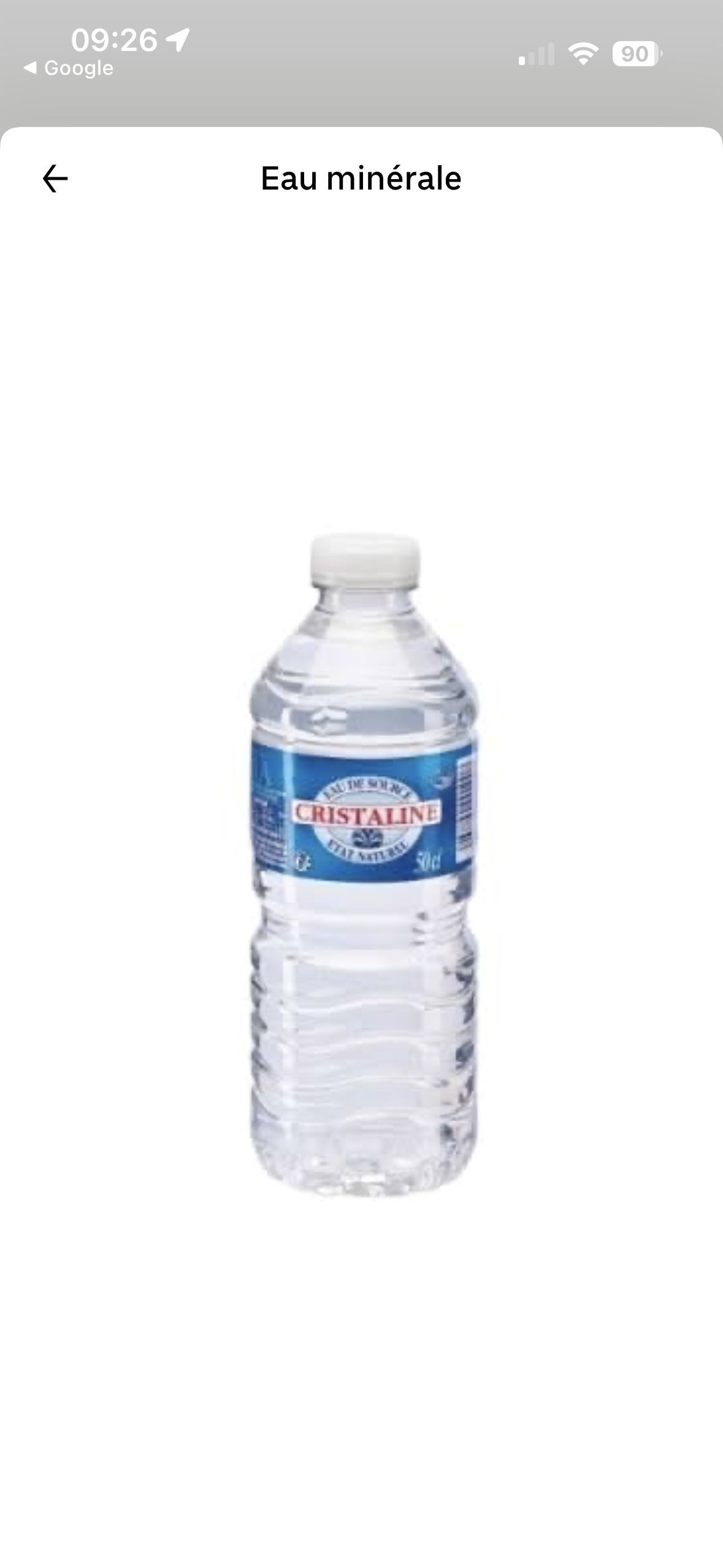 Eau 50cl