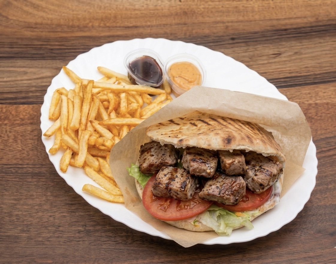 Sandwich Brochette D'agneau 🥩