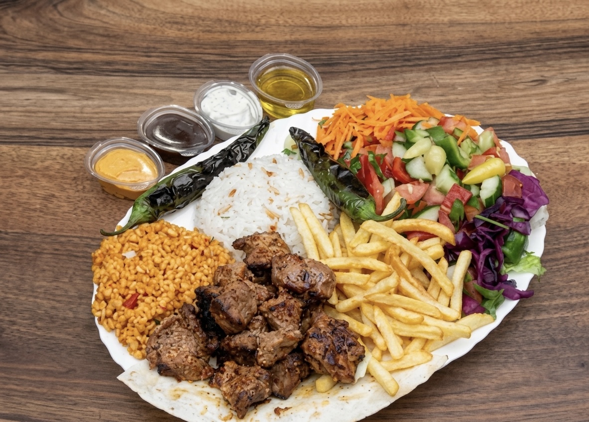 Assiette Brochettes D'agneau