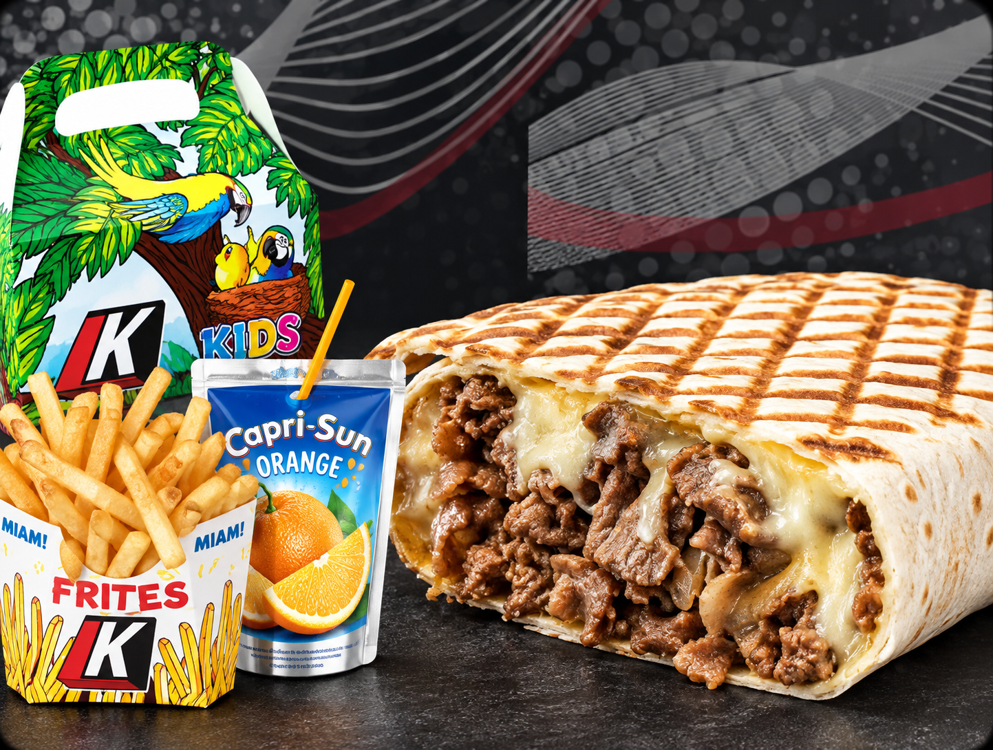 Menu Enfant P'tit Tacos