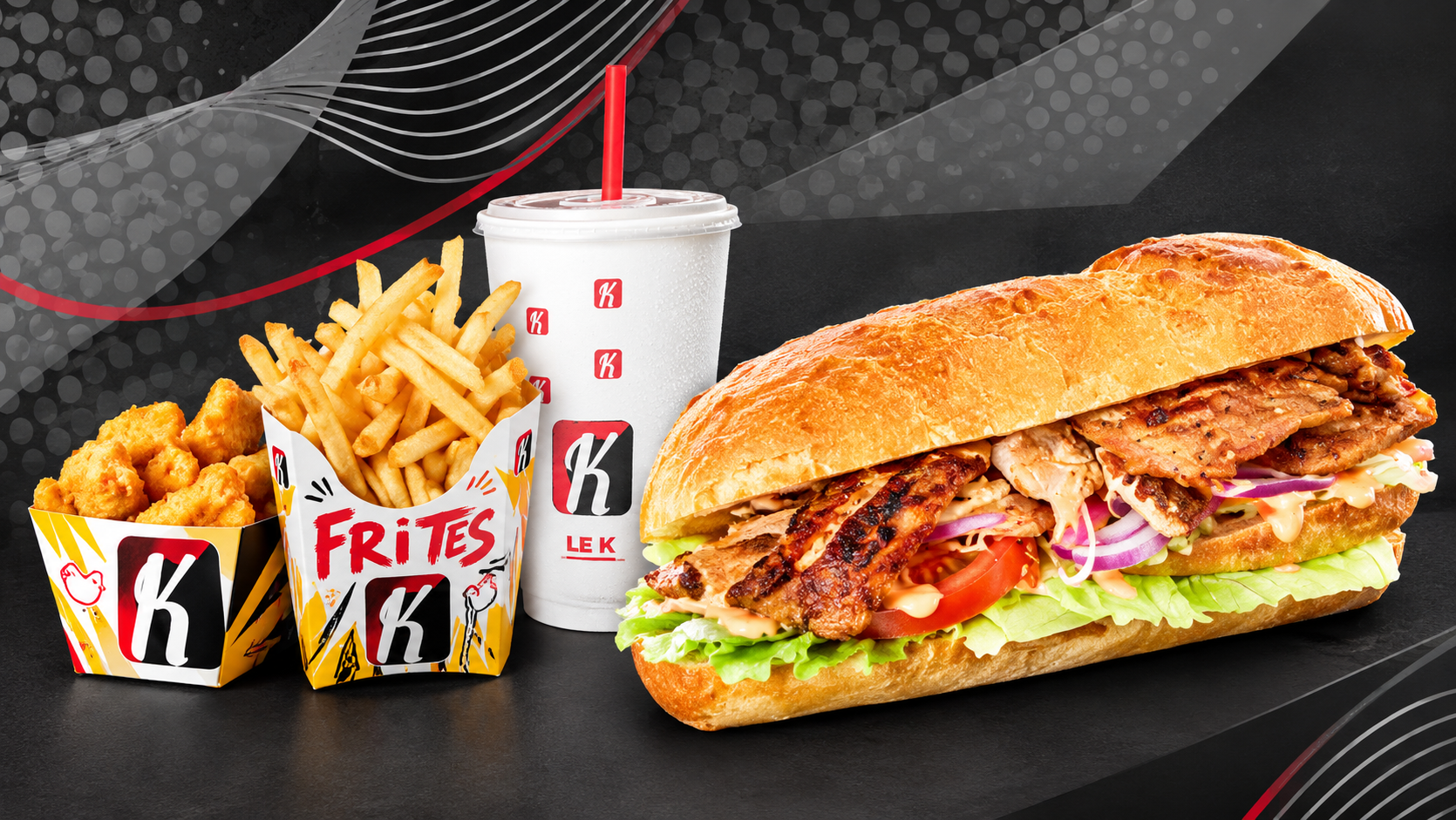 Menu Américain Frites