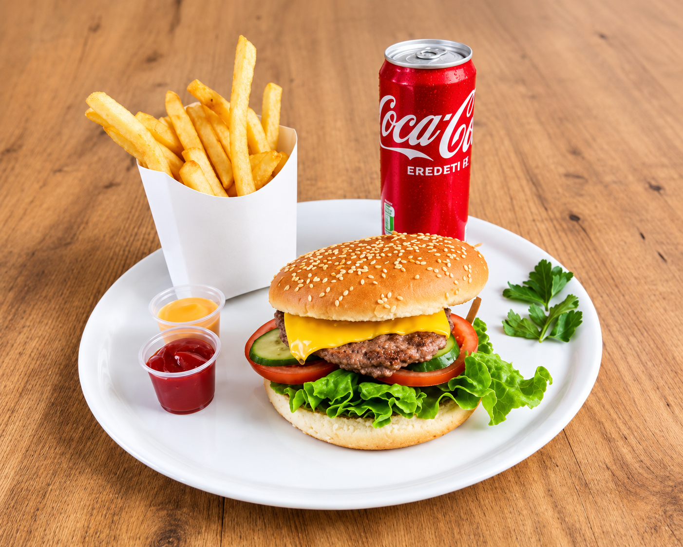 Assiette Hamburger