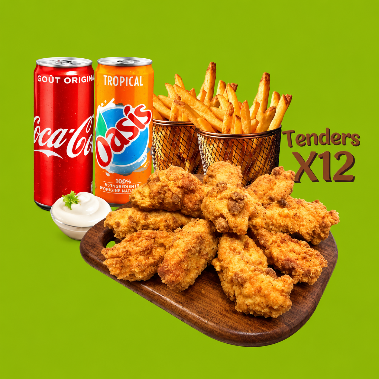 Menu Duo Tenders 12 pcs