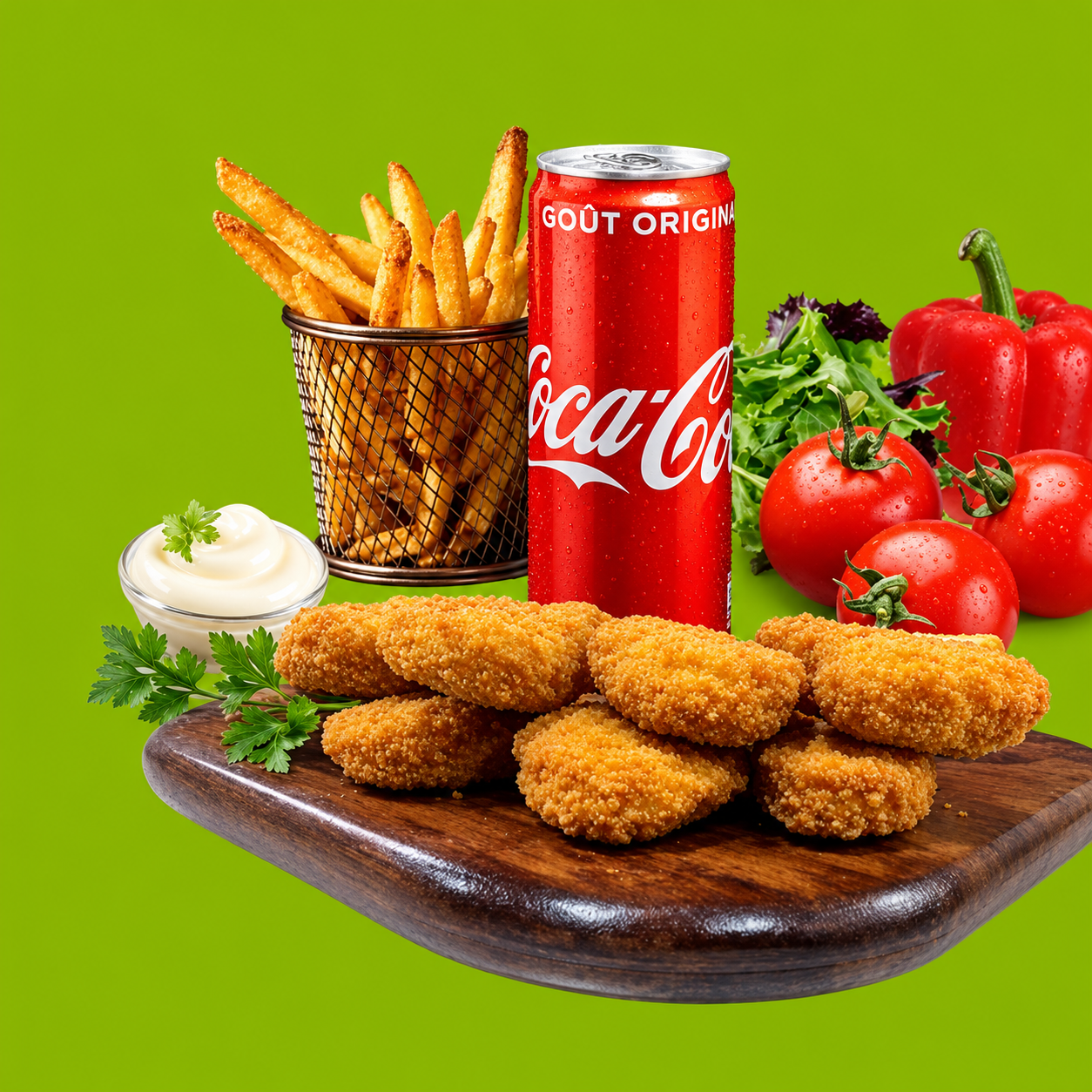 Menu Solo Nuggets 8 pcs