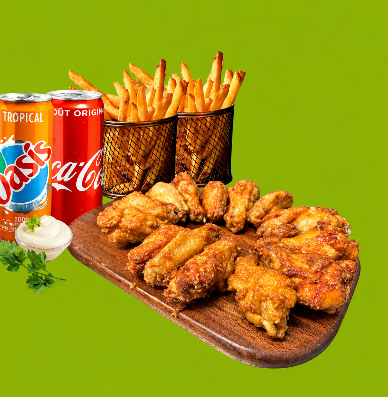 Menu Duo Hot Wings 15pcs