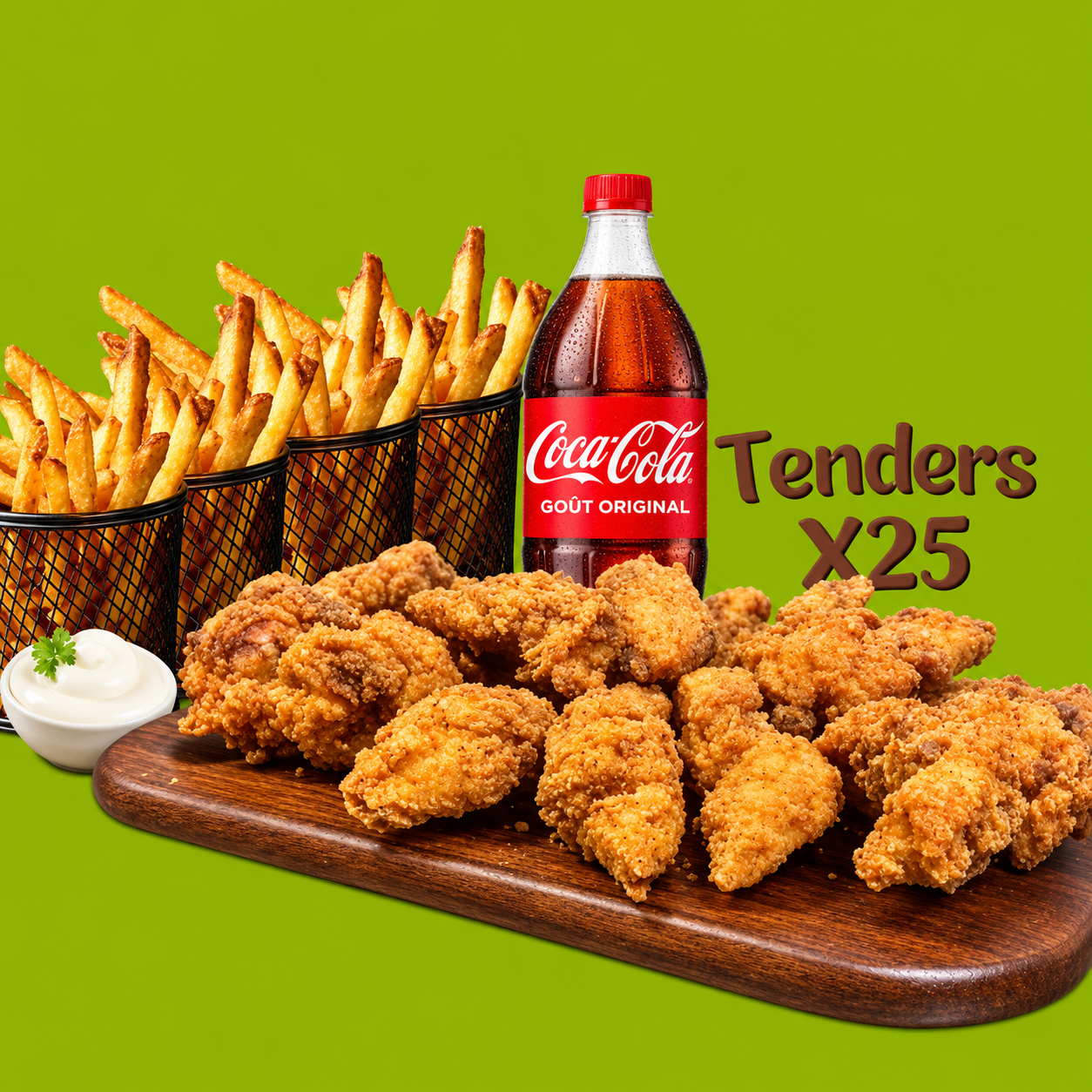 Menu Equipe Tenders 25pcs