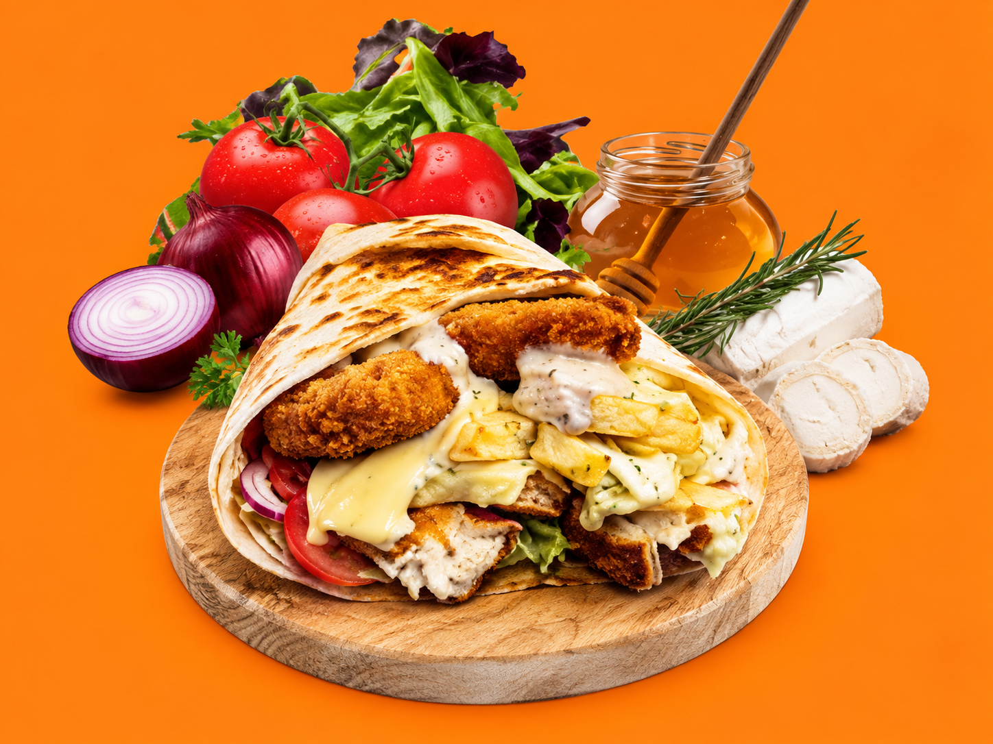 Wrap Chèvre-Miel