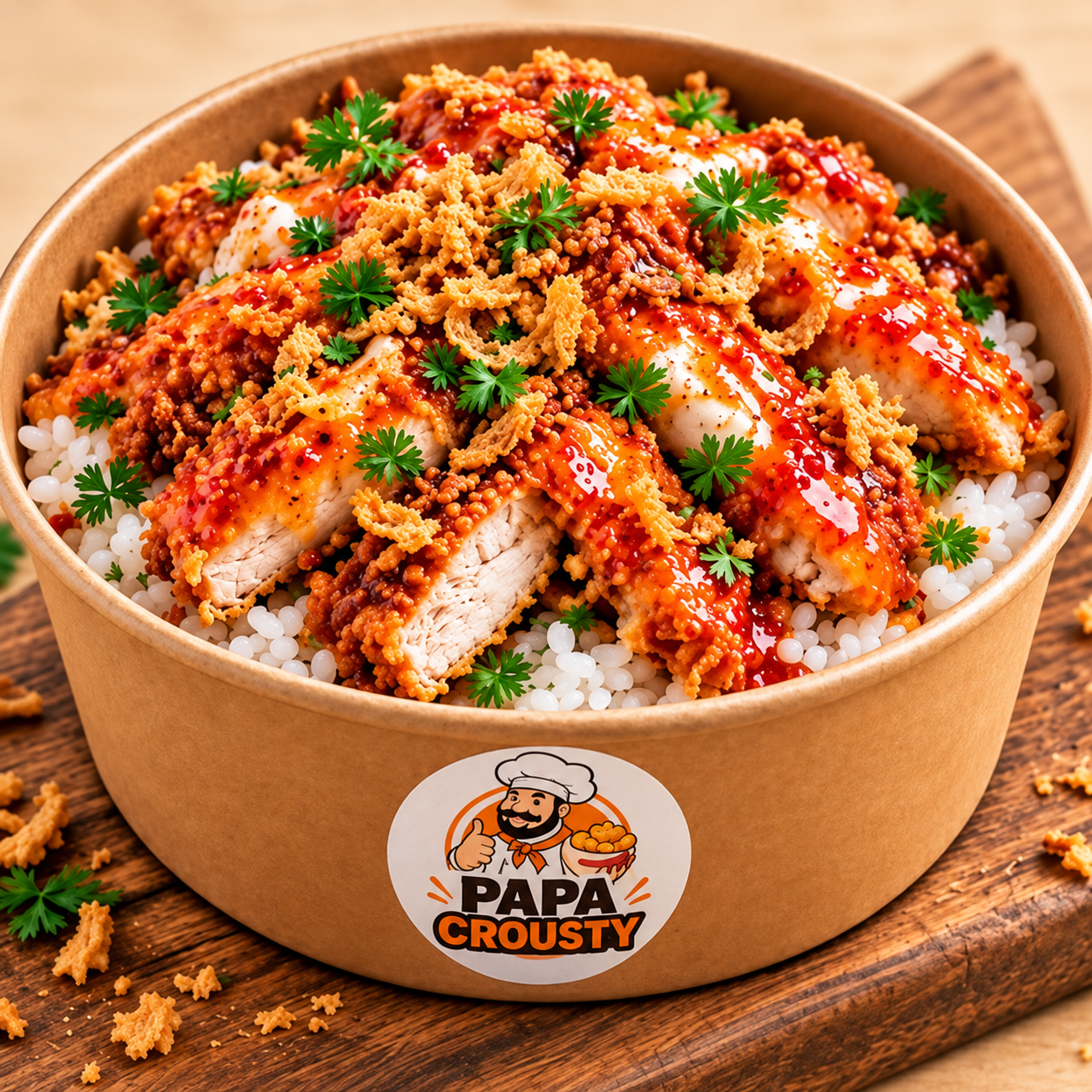 Crousty Du Papa - Curry